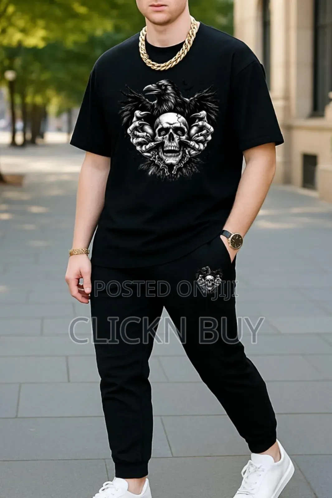 Export Quality 100% Cotton Fabrics Tshirt Trouser Combo Set