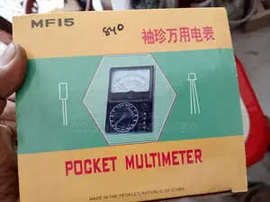 Photo - Mf-15 Analog Pocket Multimeter. This Device Is a Versatile Tool Used.