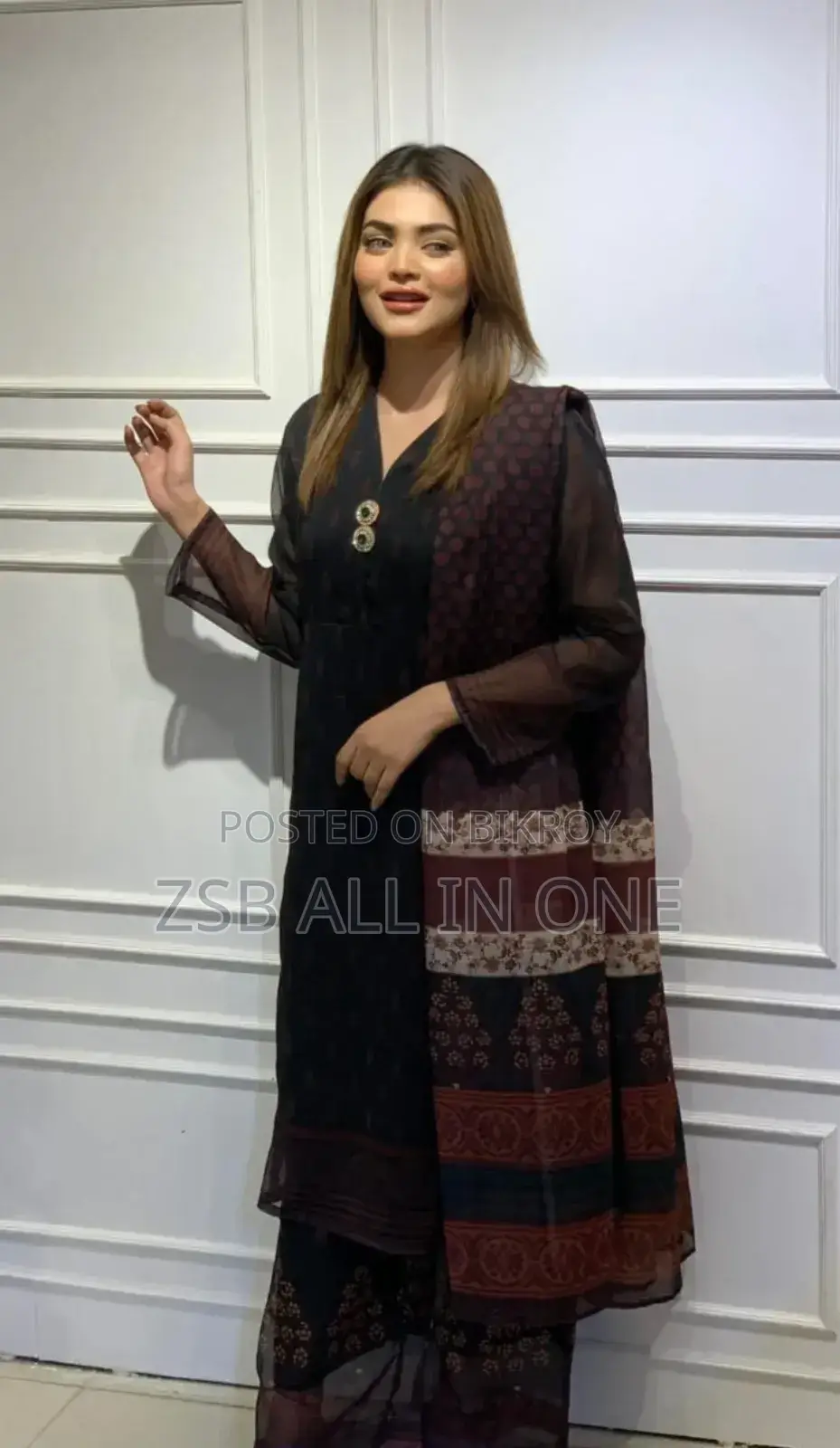 Georgette Three Piece New Update Collection High Quality