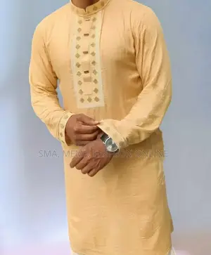 Soft Cotton Embroidery Panjabi