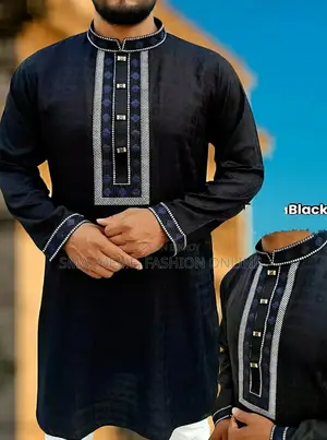 Soft Cotton Embroidery Panjabi