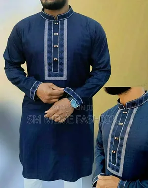 Soft Cotton Embroidery Panjabi