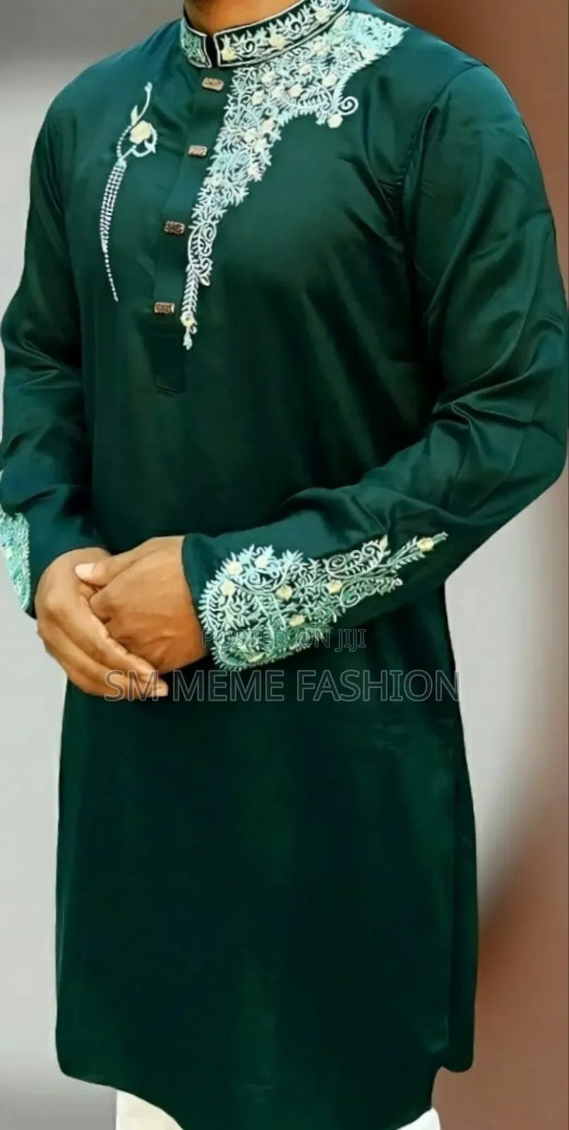 Soft Cotton Embroidery Panjabi