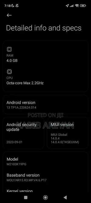 New Xiaomi Poco M3 Pro 5G 128 GB Black
