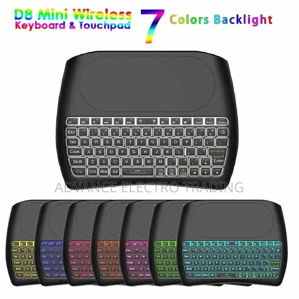 D8 Backlight Keyboard 2.4g Wireless Mini Keyboard