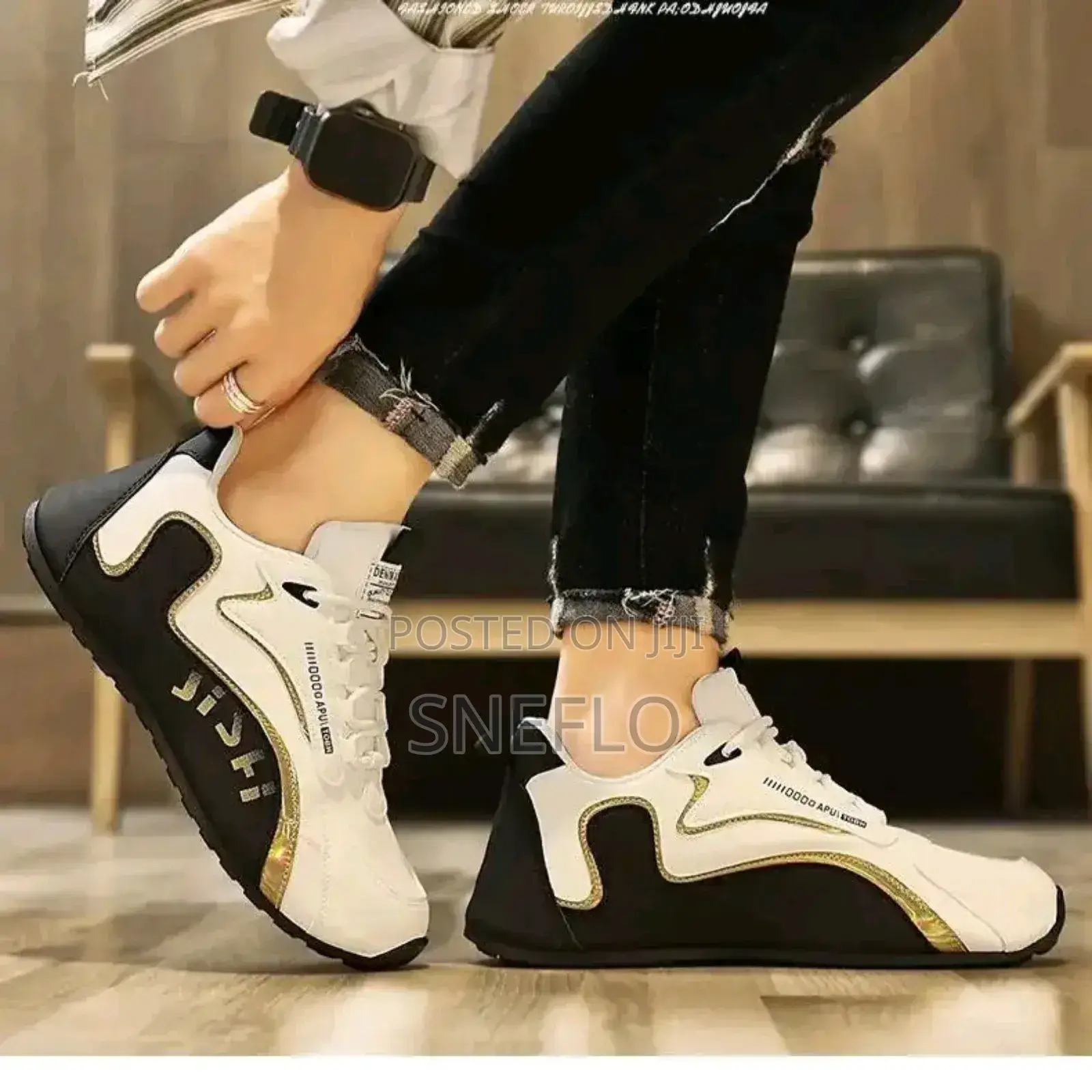 Men's Waterproof Leather Casual Sports Travel Shoes for Autumn