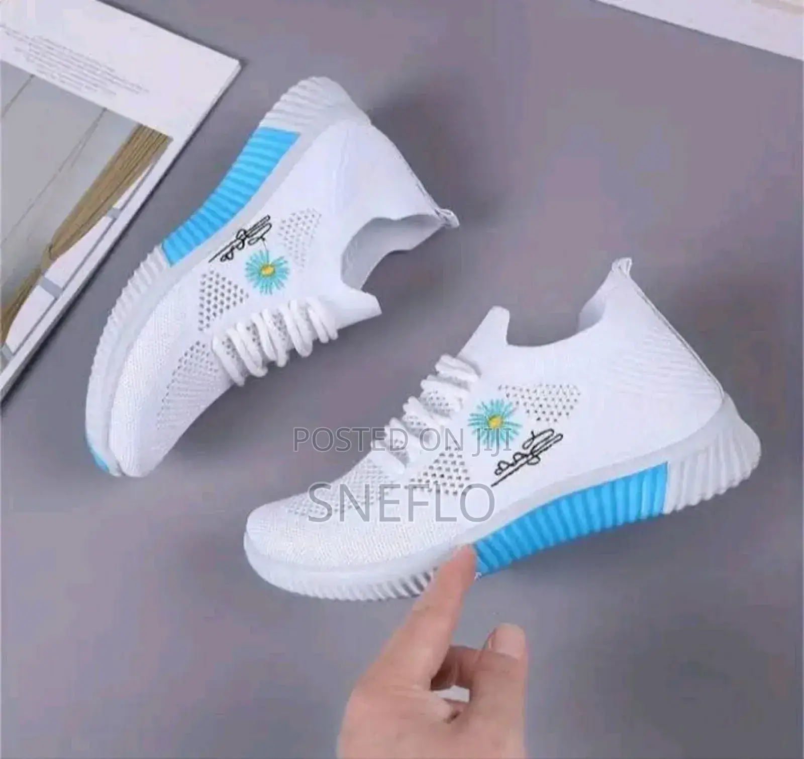 Spring Summer Girls' White Casual Sneakers Soft Sole Breathable Shoes