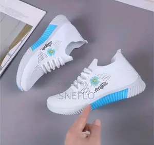 Spring Summer Girls' White Casual Sneakers Soft Sole Breathable Shoes