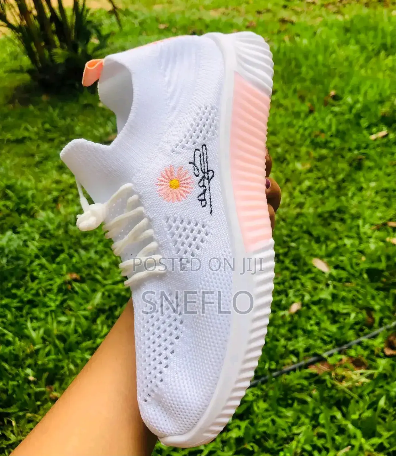 Spring Summer Girls' White Casual Sneakers Soft Sole Breathable Shoes