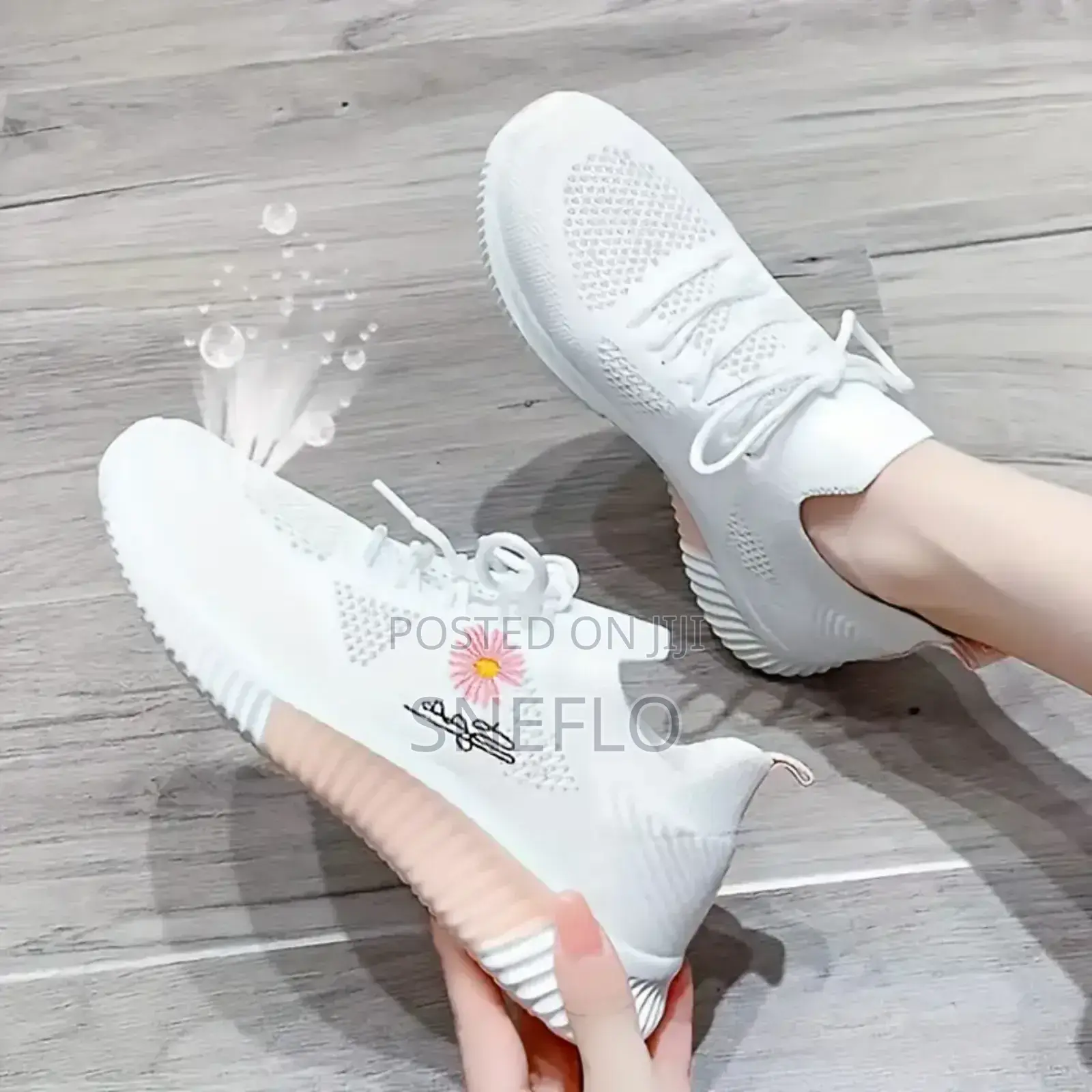 Spring Summer Girls' White Casual Sneakers Soft Sole Breathable Shoes
