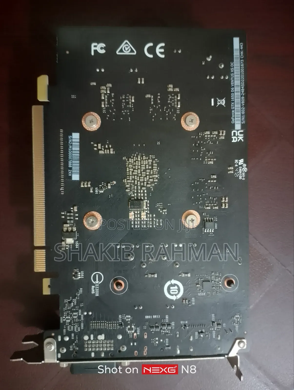 Msi Geforce GTX 1650 Ventus Xs Oc 4gb Graphics Card