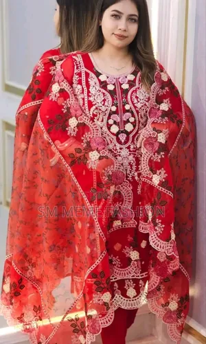 Pakistani Design 4-Piece Sada Bahar Tissue Set