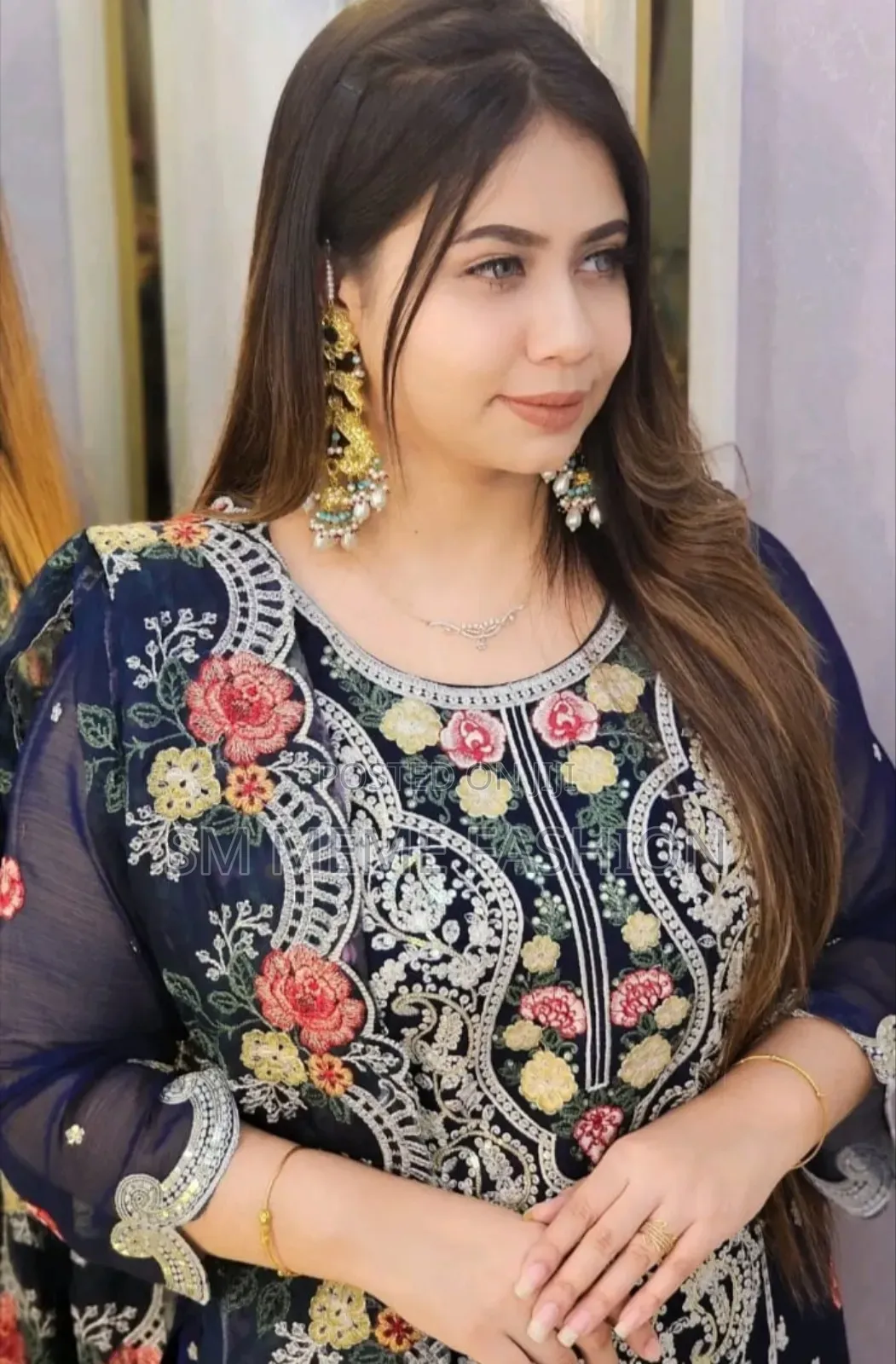 Pakistani Design 4-Piece Sada Bahar Tissue Set