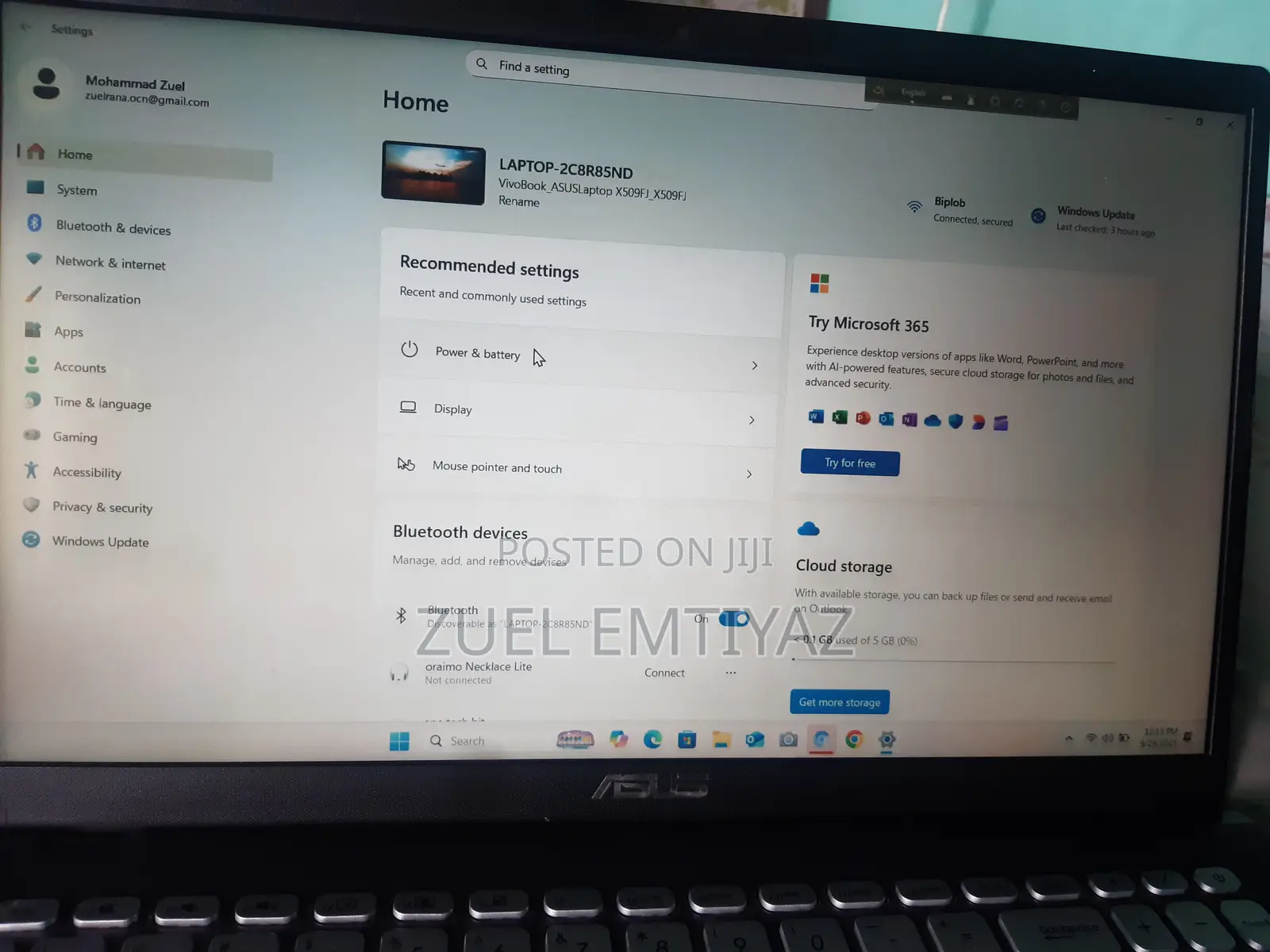Laptop Asus 8GB Intel Core I5 HDD+SSD 1T