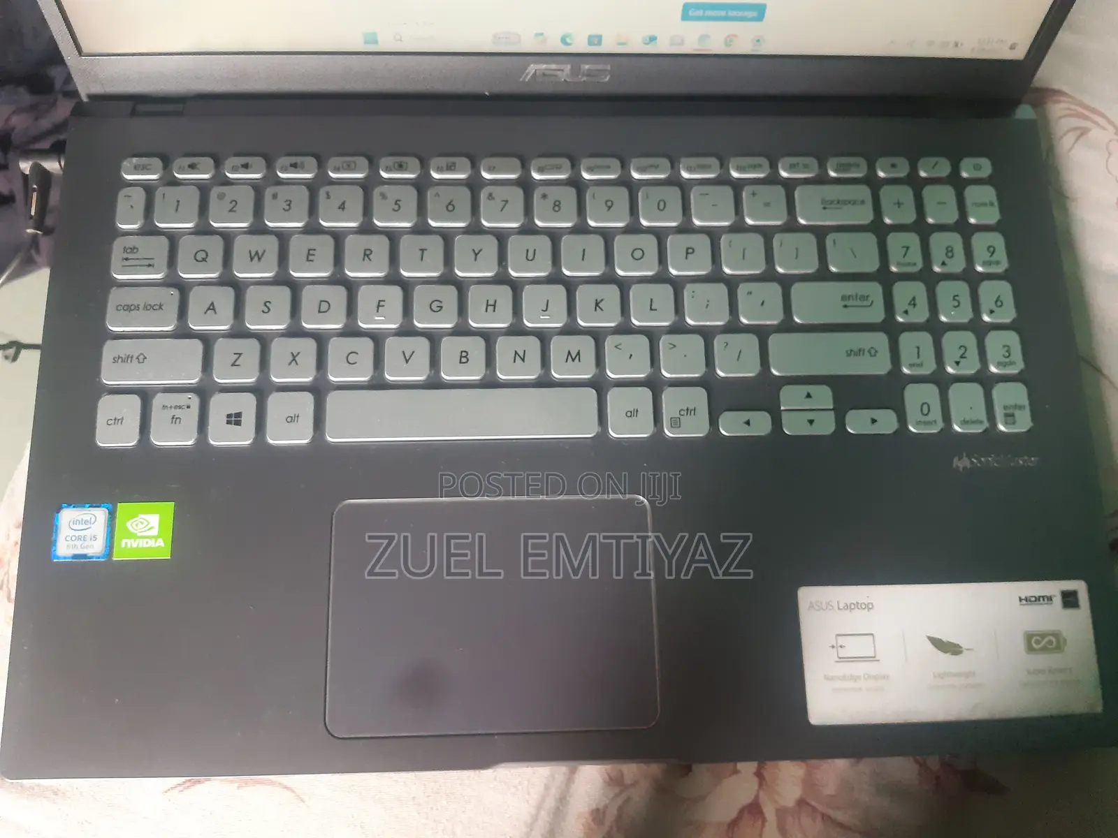 Laptop Asus 8GB Intel Core I5 HDD+SSD 1T