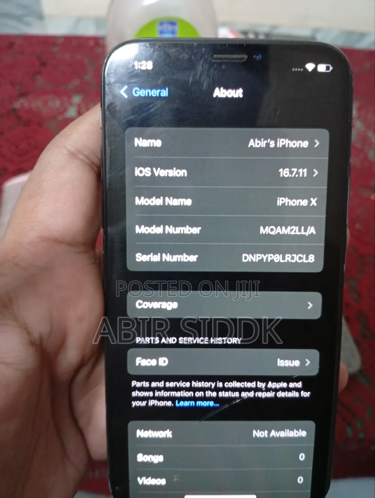 Apple iPhone X 256 GB Black