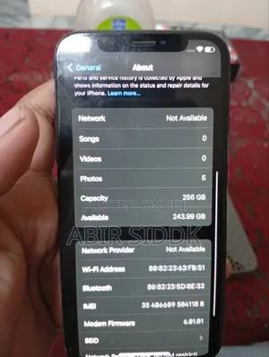 Apple iPhone X 256 GB Black