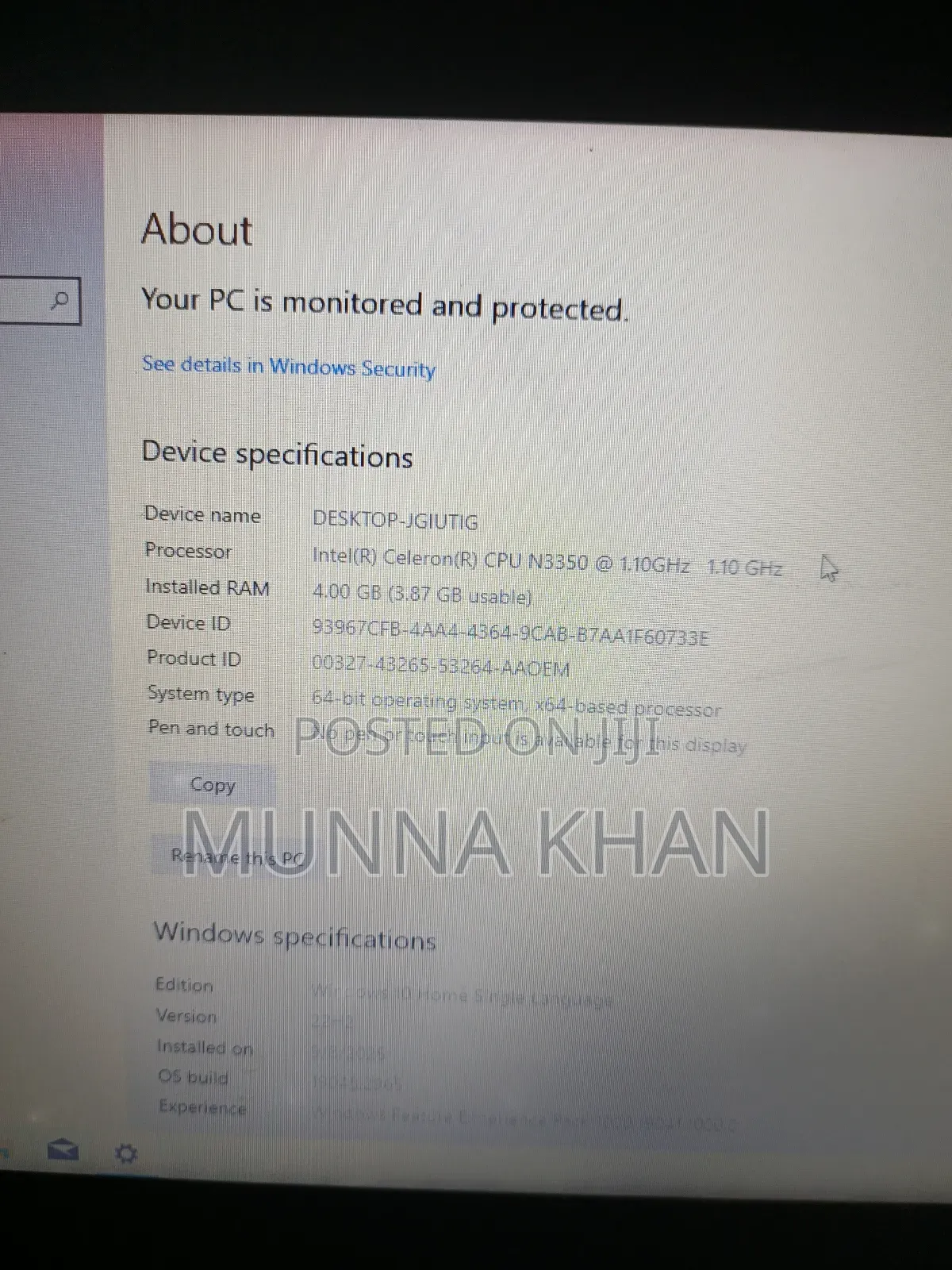 Laptop Asus VivoBook Max X541UA 4GB Intel SSD 500GB