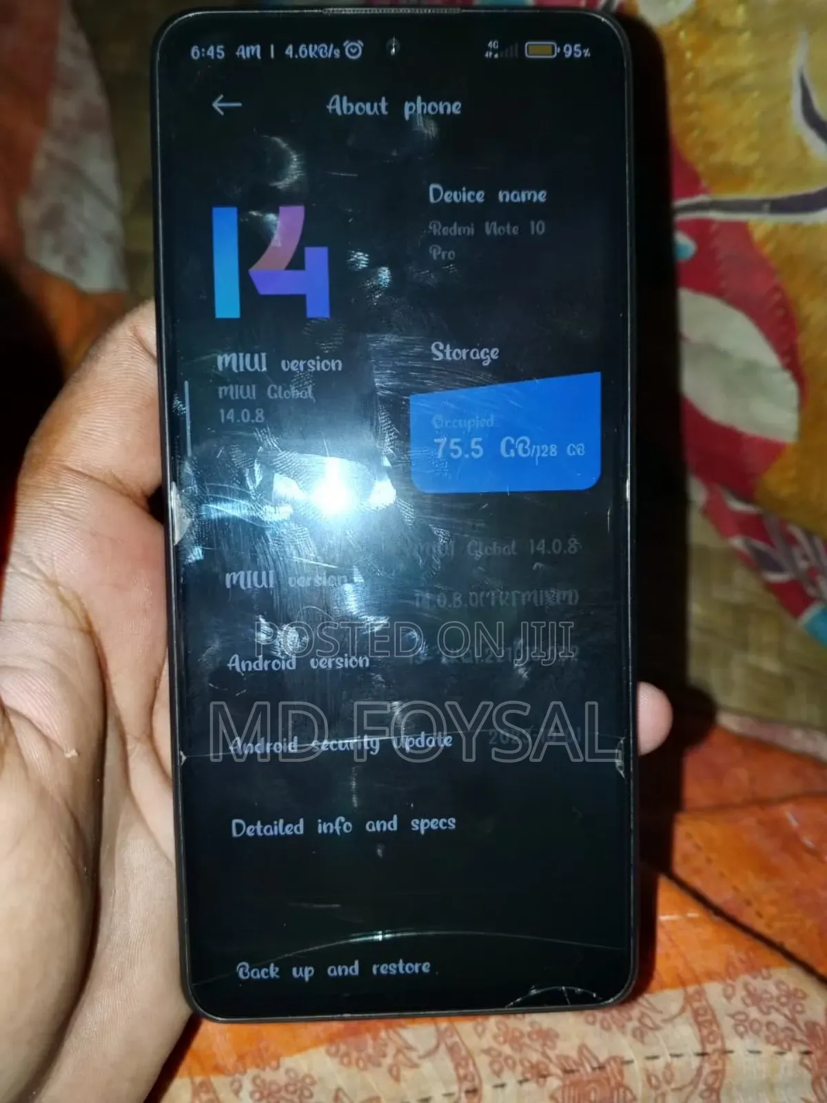 Xiaomi Redmi Note 10 Pro 128 GB Black