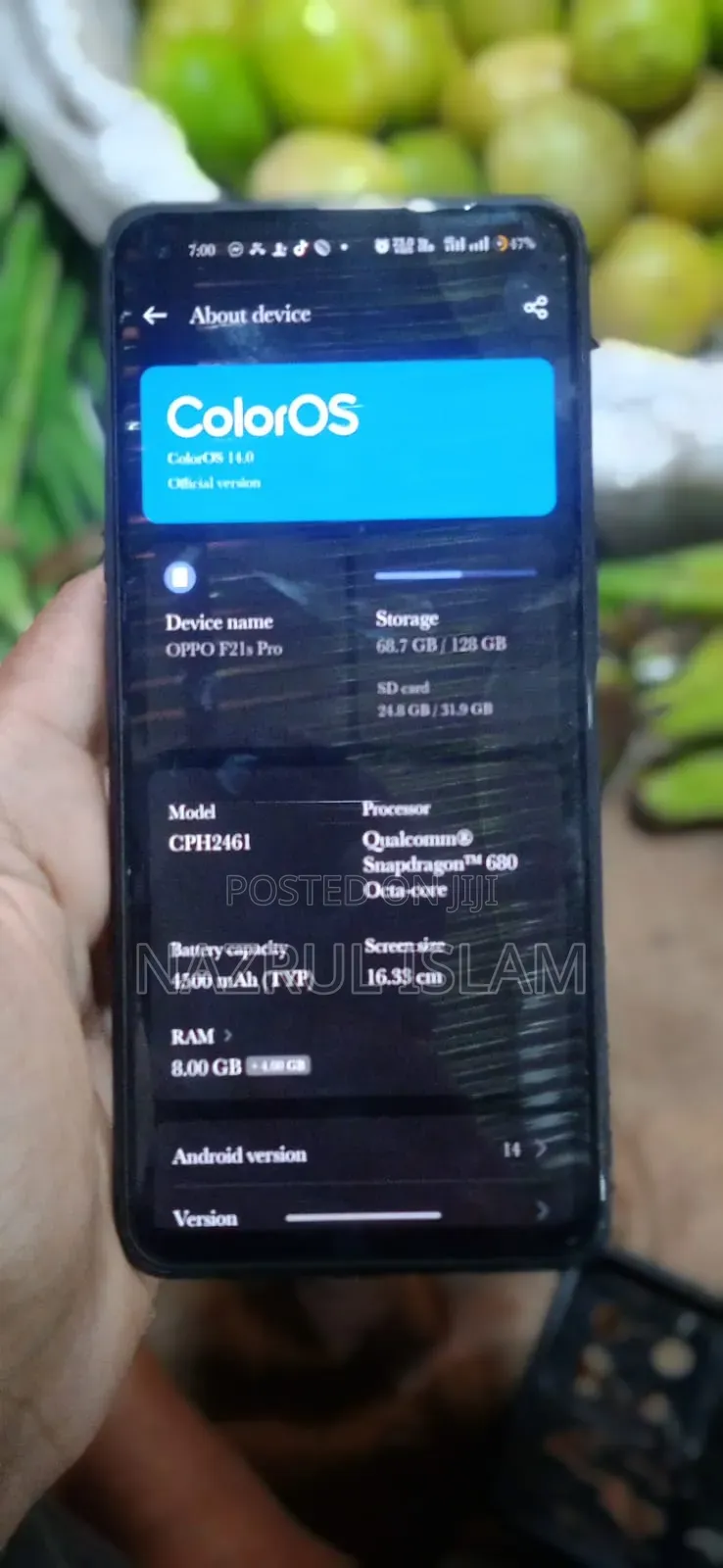 Oppo F21 Pro 128 GB Black