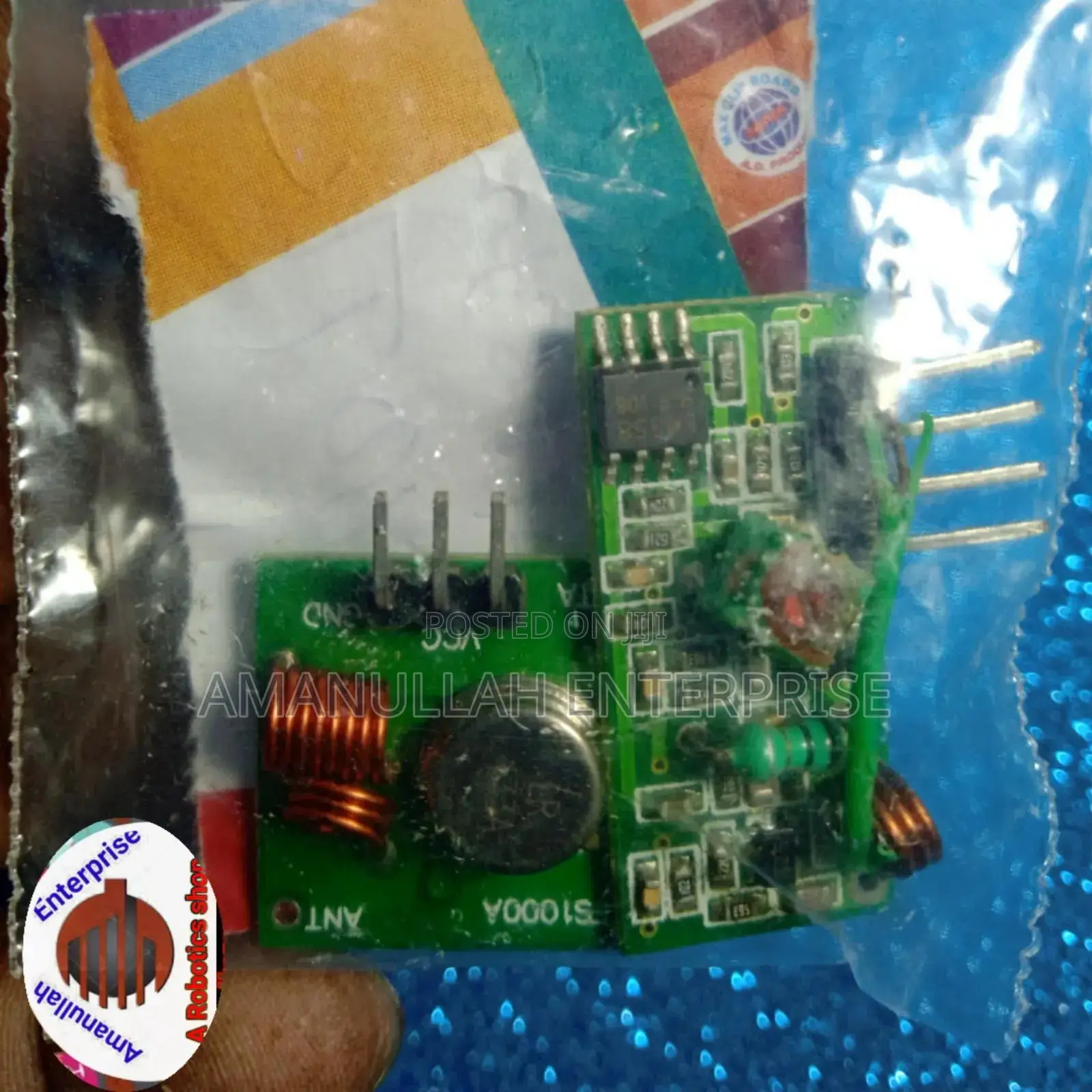 433mhz Rf Transmitter and Receiver Module Kit.