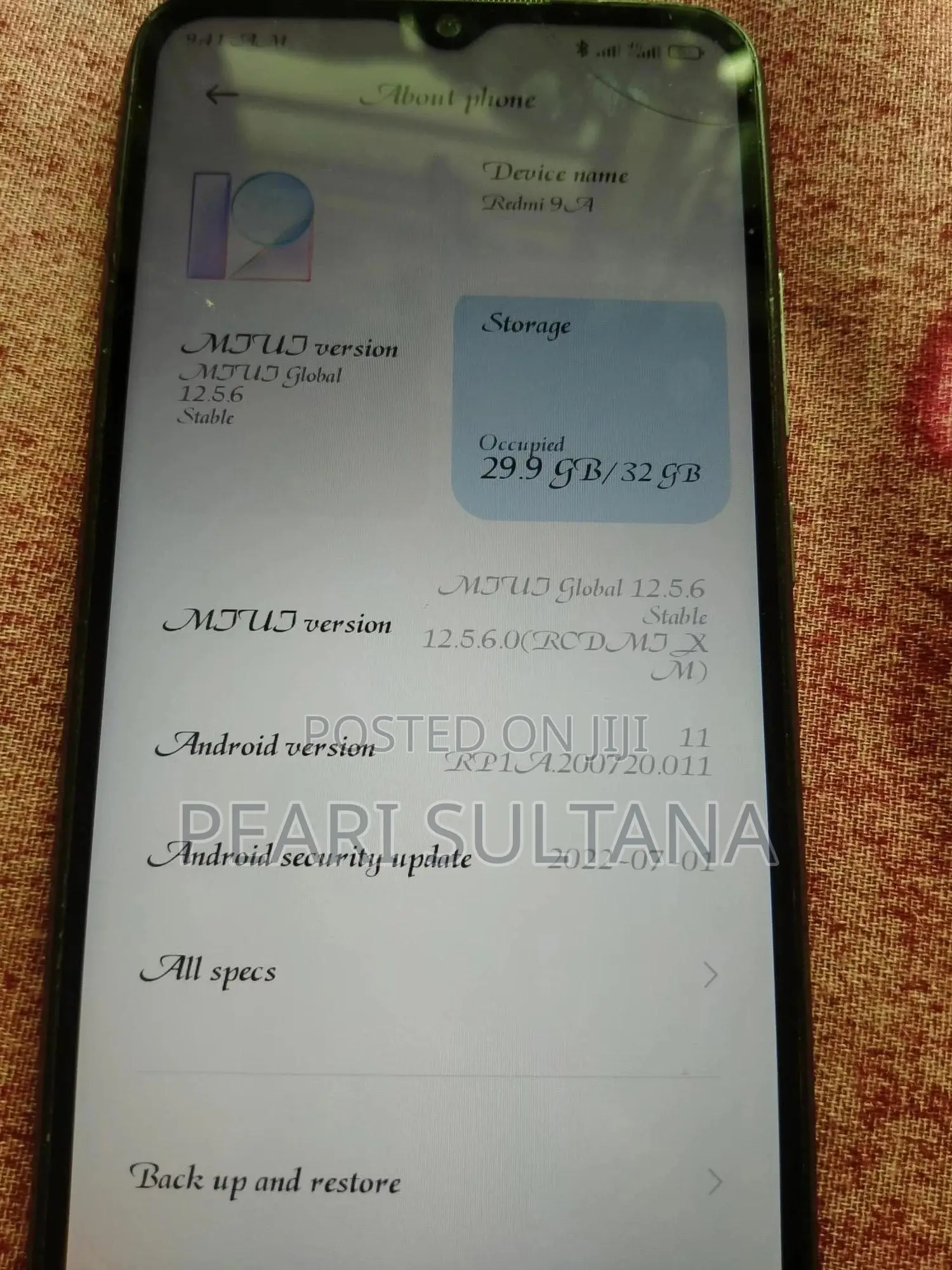 Xiaomi Redmi 9A 32 GB Black