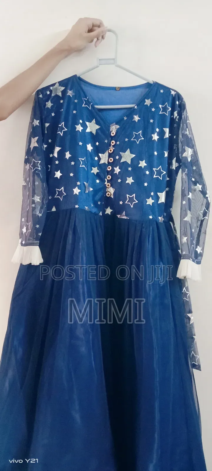 A Beautiful Fairy Blue Dress 