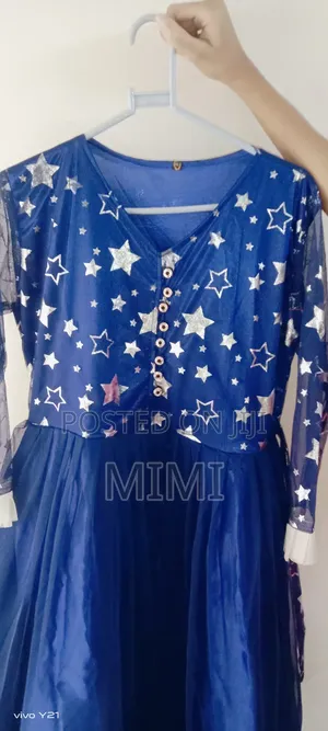 A Beautiful Fairy Blue Dress 