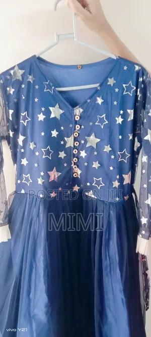 A Beautiful Fairy Blue Dress 