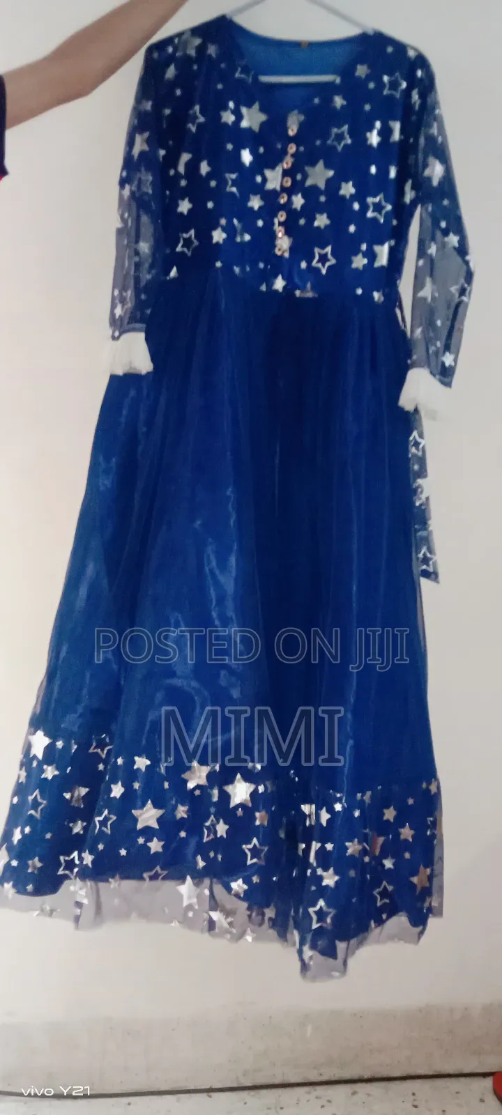 A Beautiful Fairy Blue Dress 