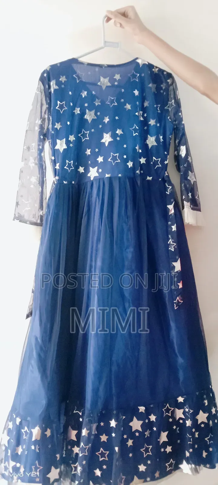 A Beautiful Fairy Blue Dress 