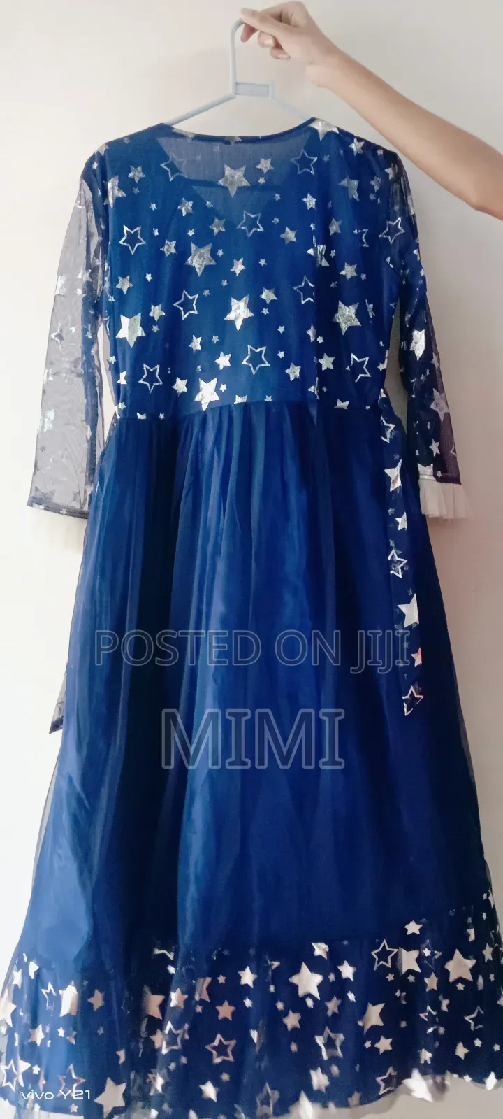 A Beautiful Fairy Blue Dress 