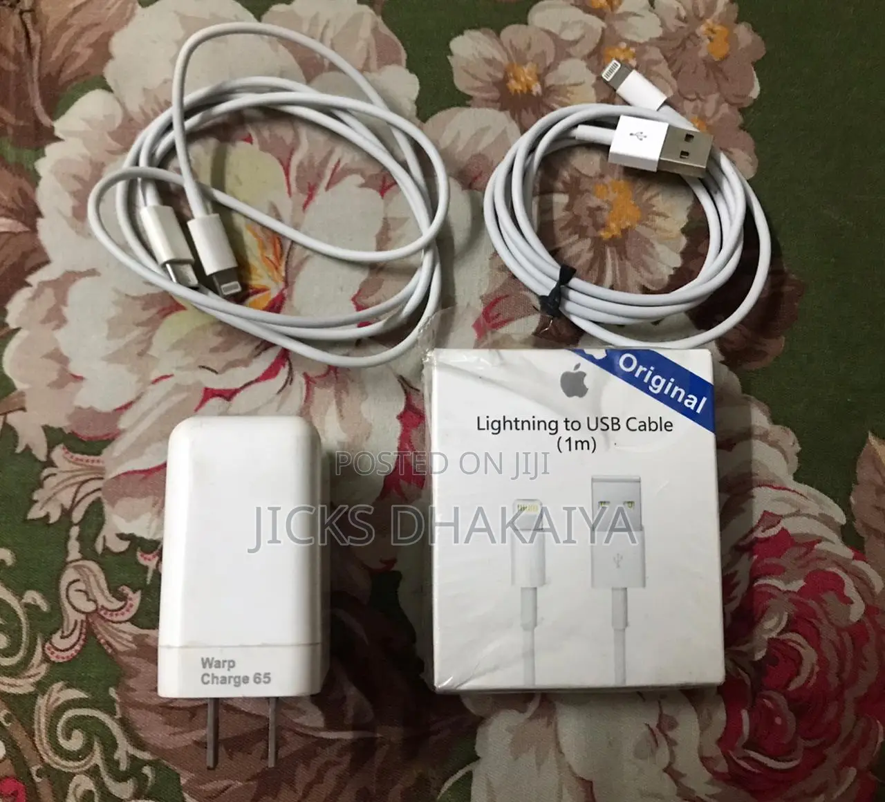 65 Watt Orginal Charger and iPhone Orginal Cable