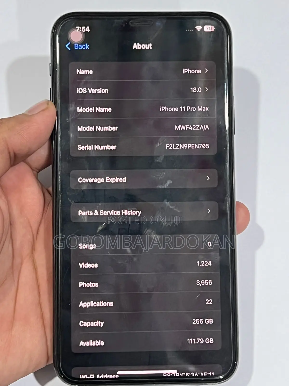 Apple iPhone 11 Pro Max 256 GB Gray