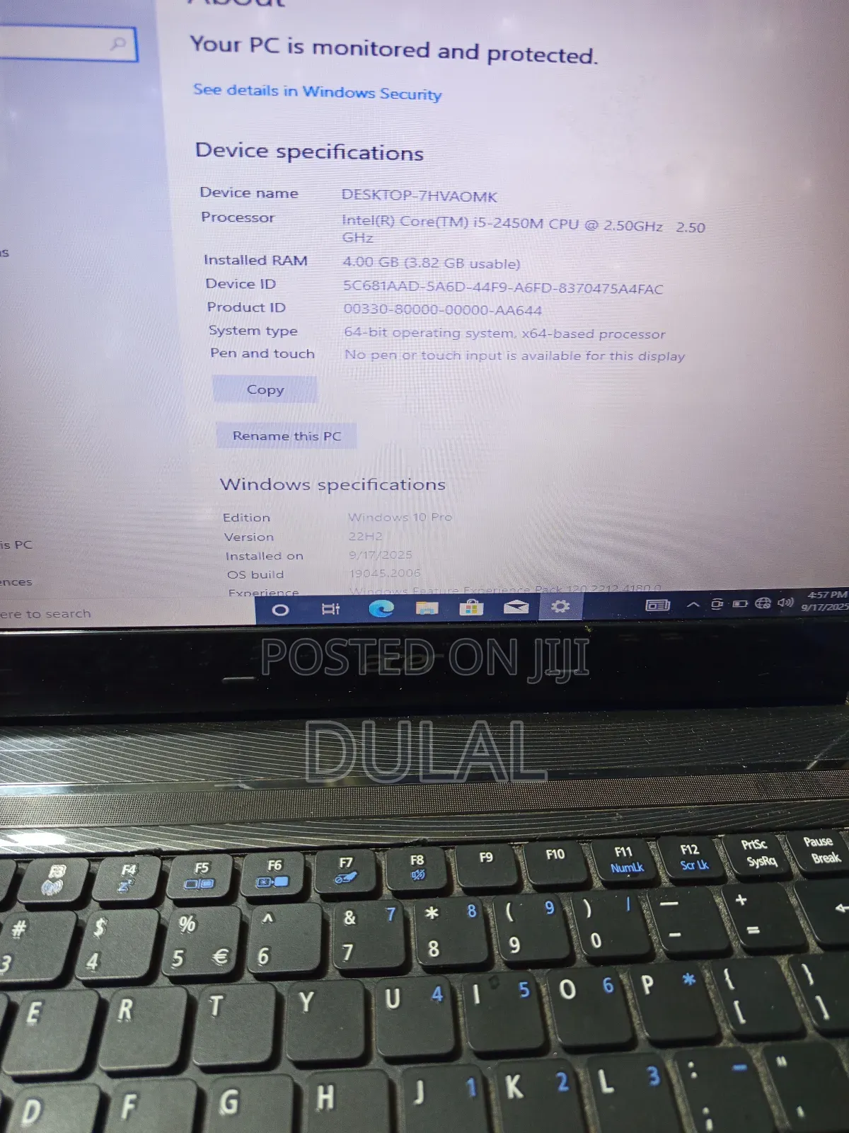 Laptop Acer Aspire 4752 4GB Intel Core I5 HDD+SSD 500GB