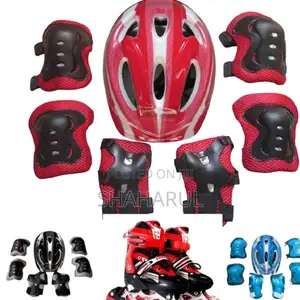 Skating Shoe With Set Black Blue Colour