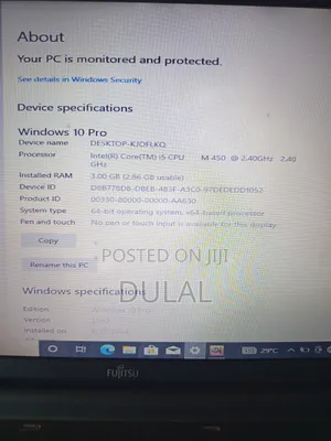 Laptop Fujitsu Lifebook AH530 4GB Intel Core I5 HDD+SSD 500GB