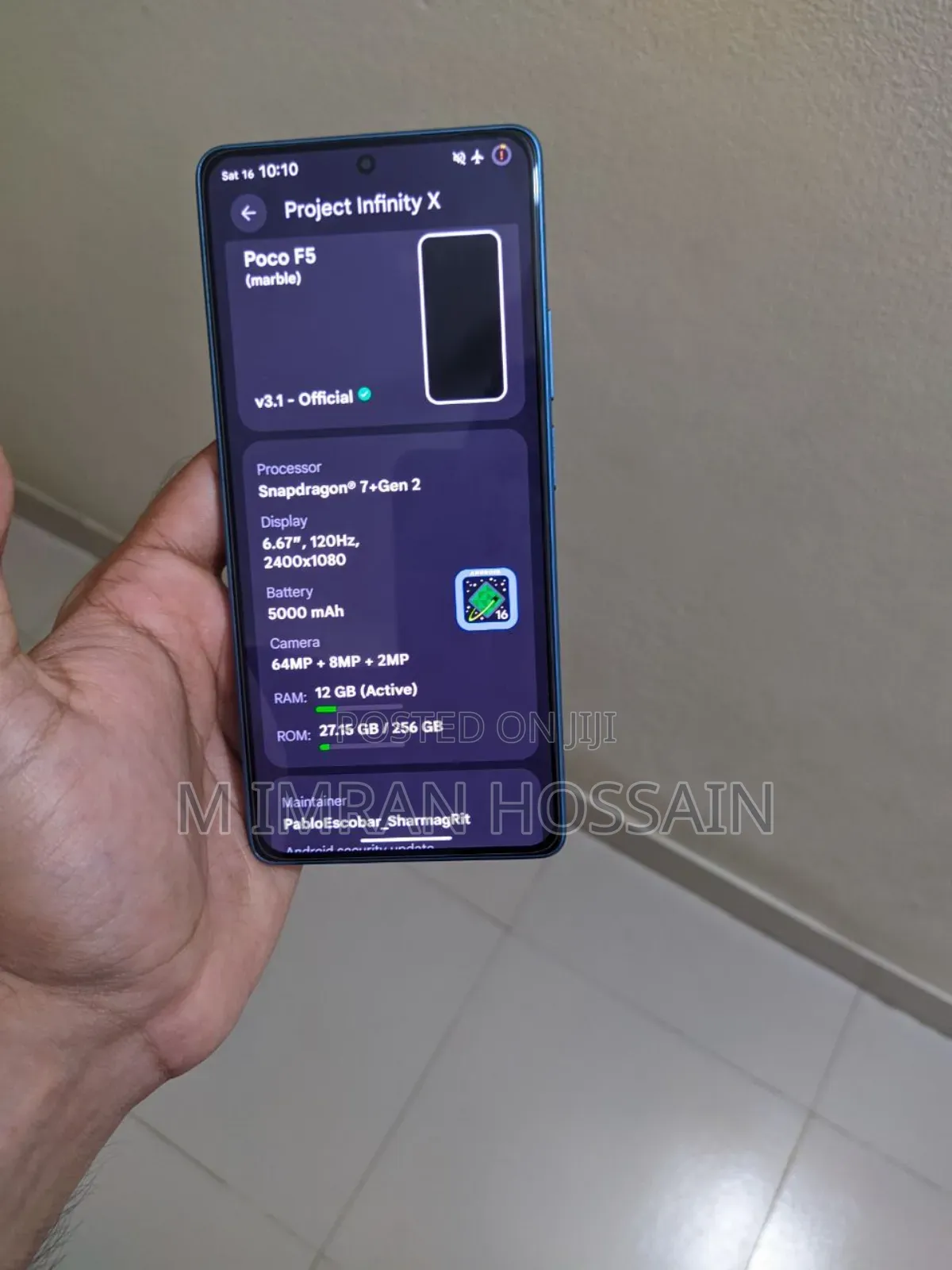 Xiaomi Poco F5 256 GB Blue