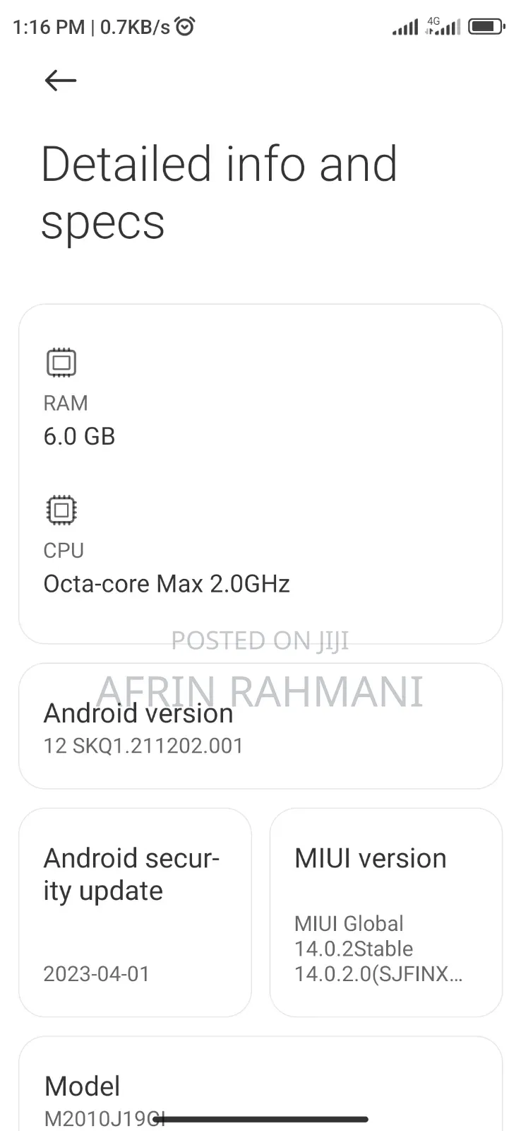 Xiaomi Poco M3 128 GB Blue