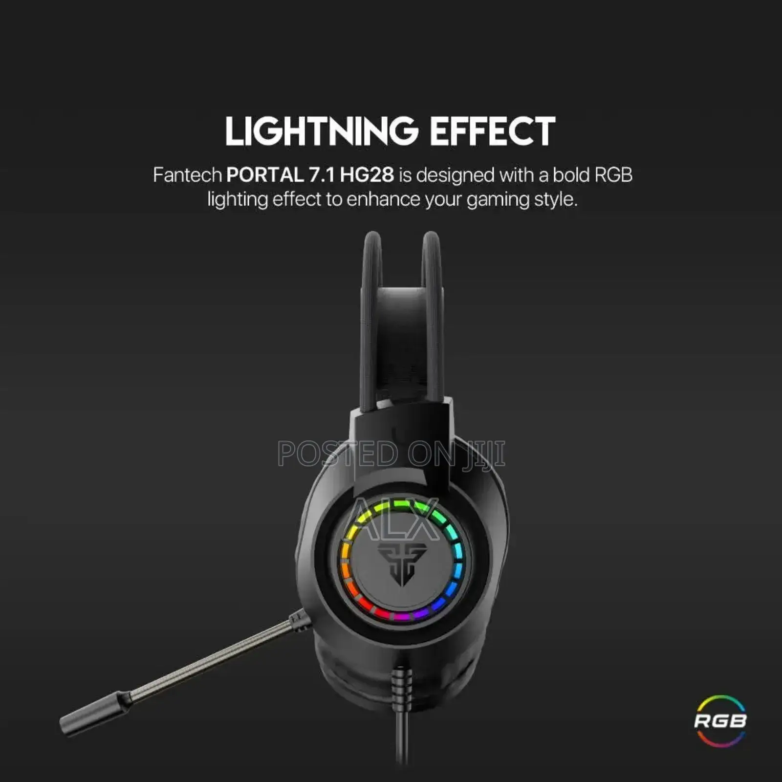 Fantech Portal Hq55 - RGB Gaming Headphone