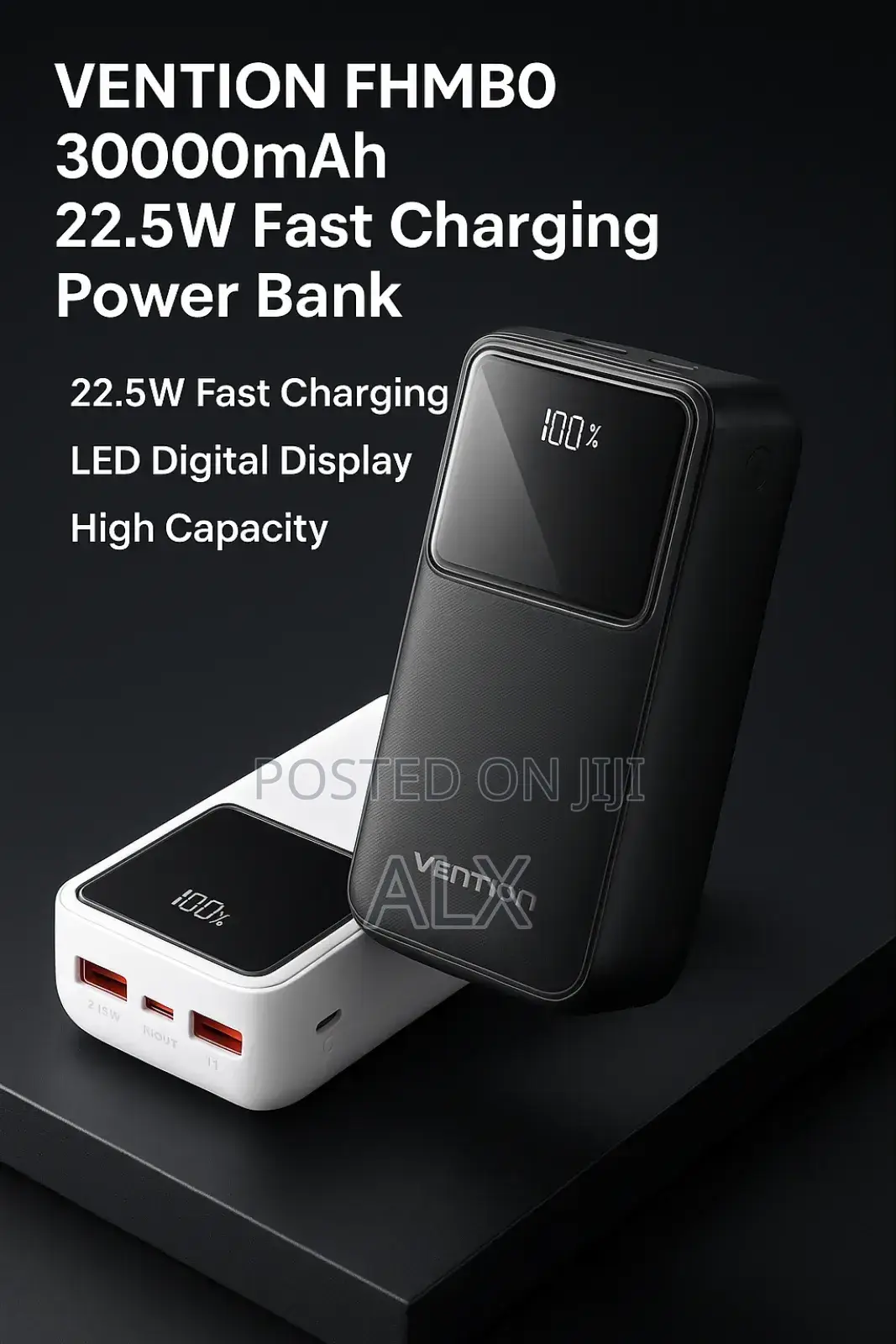 Vention Fhmb0 – 30000mah Power Bank
