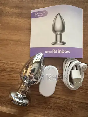 Lighting Anal Toys Vibrating Butt Plug With App Remote Control