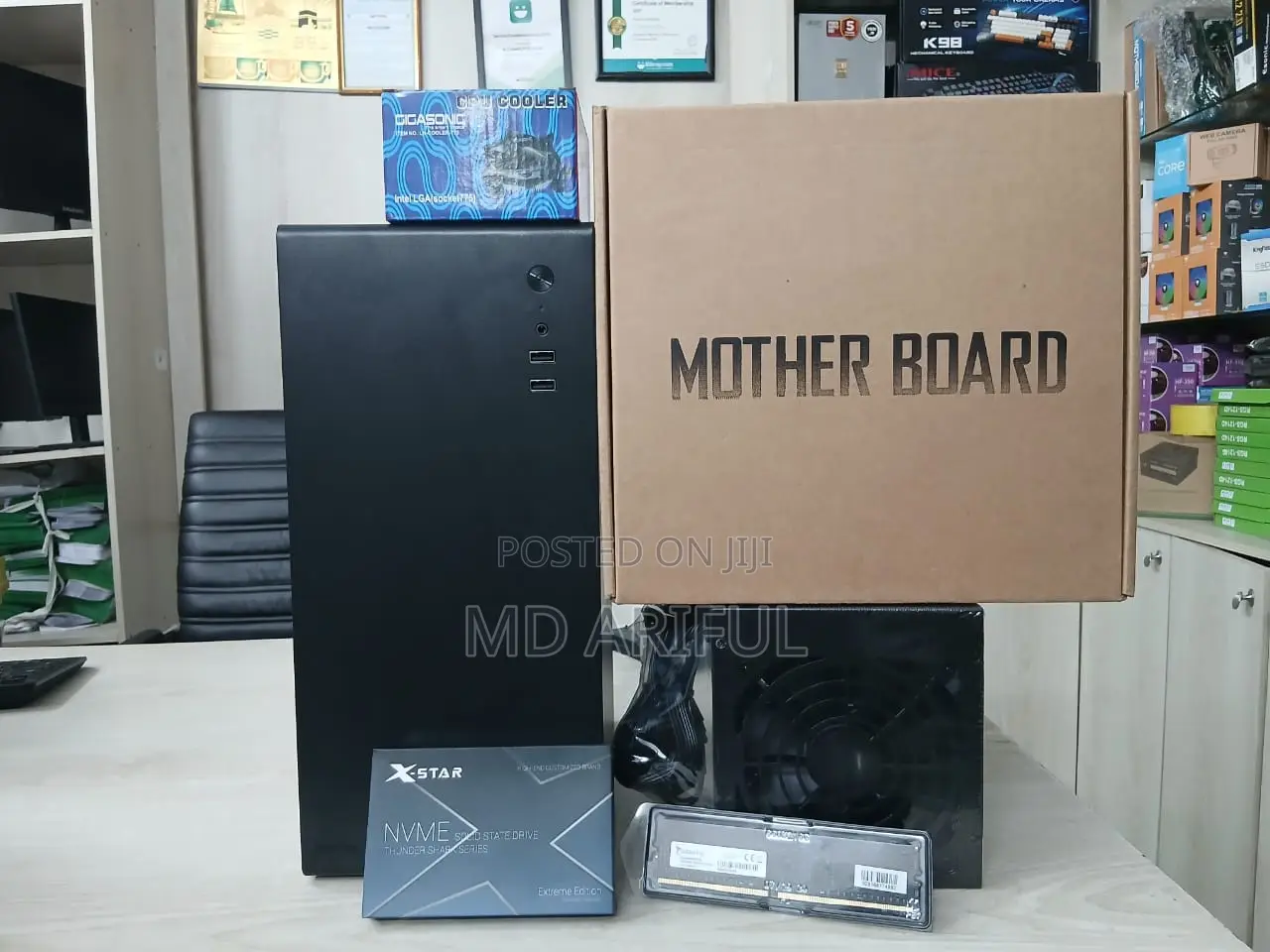 Desktop Pc Intel Core I5 ( 8500 8th Gen_ram 8gb DDR-4_256gb Nvme SSD