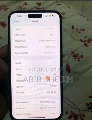 Photo - New Apple iPhone 14 Pro Max 256 GB Black