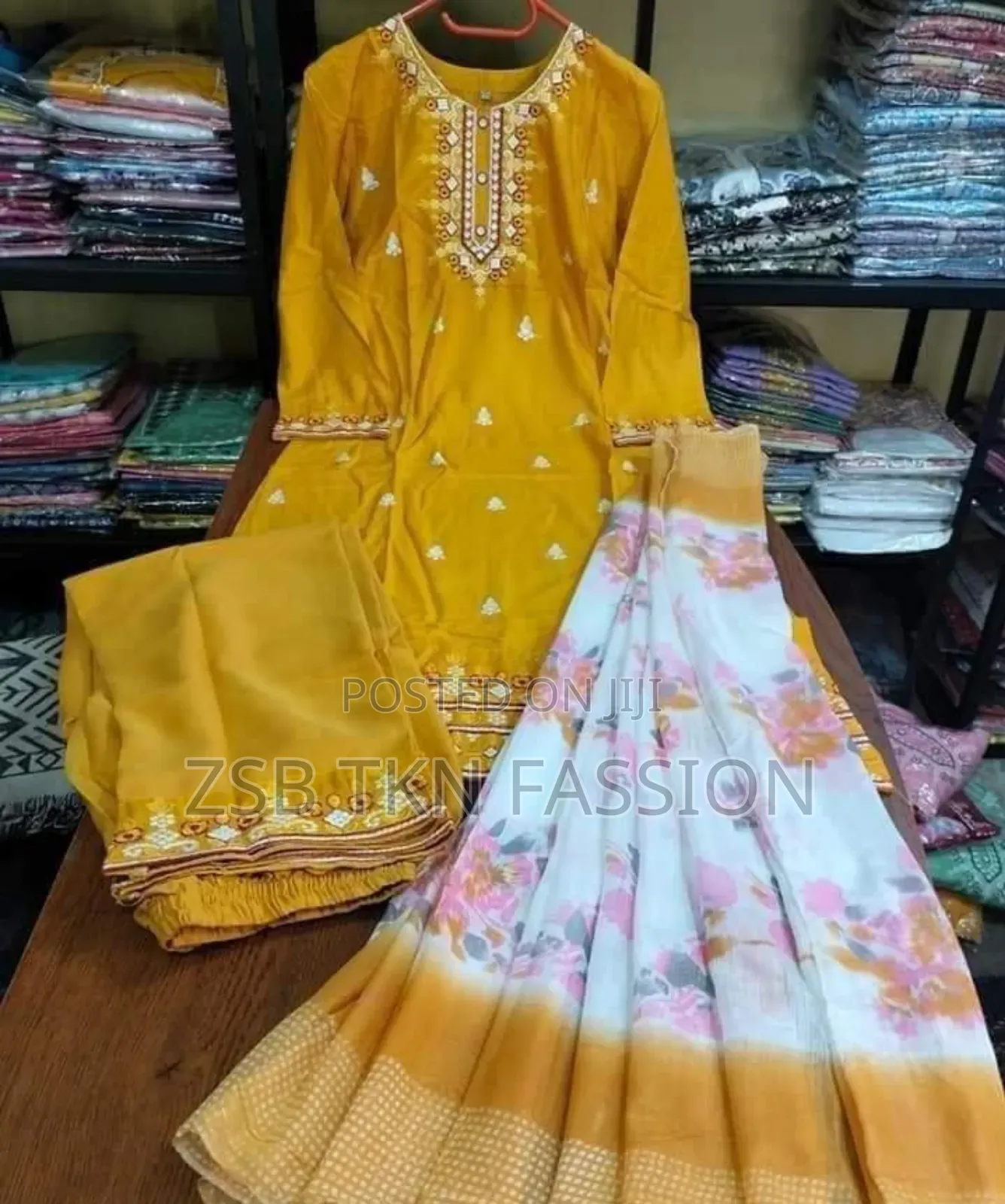 নিউ ইন্ডিয়ান ডিজাইনের থ্রি পিস New Collection for Girls