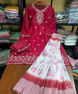 নিউ ইন্ডিয়ান ডিজাইনের থ্রি পিস New Collection for Girls