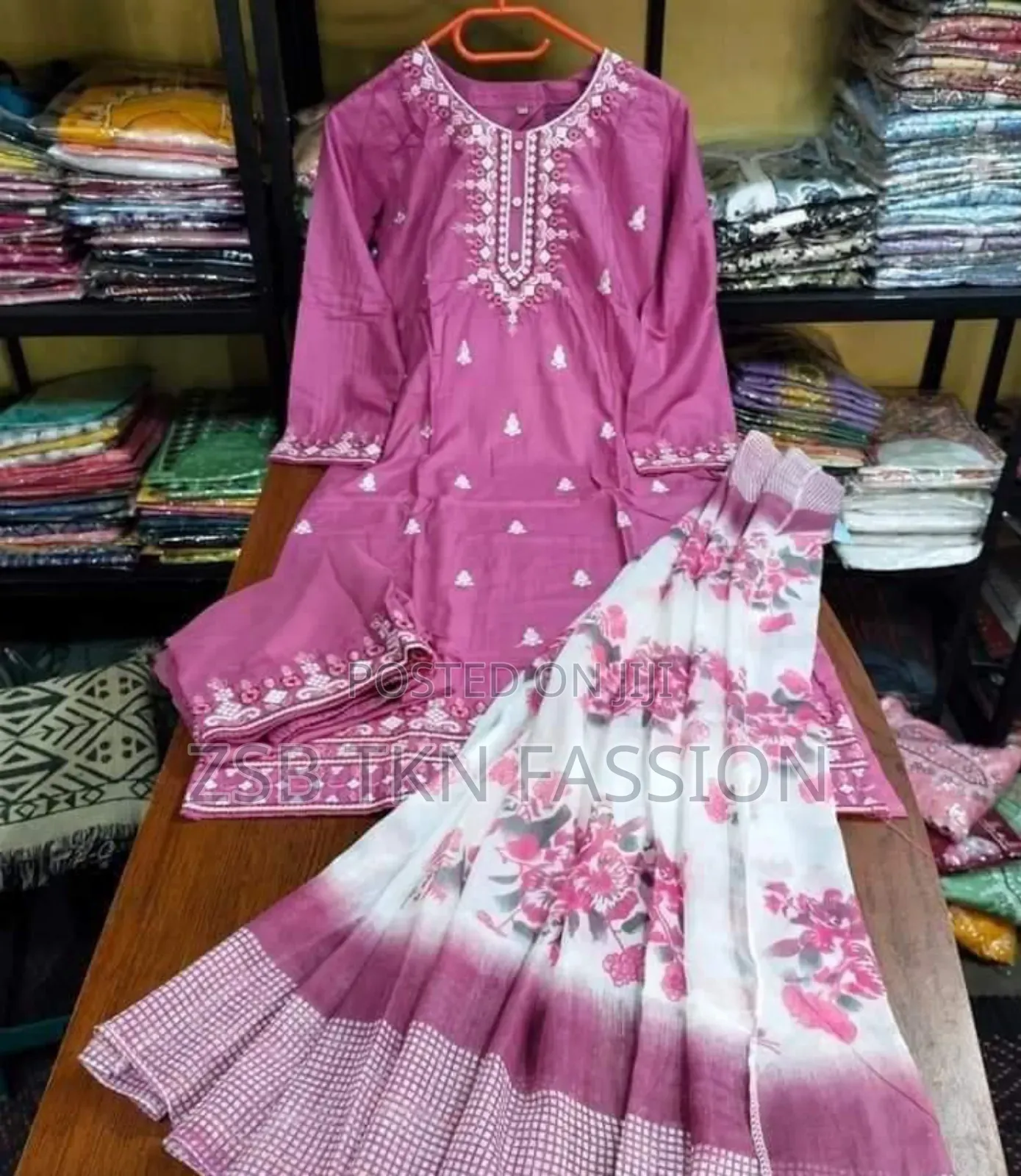 নিউ ইন্ডিয়ান ডিজাইনের থ্রি পিস New Collection for Girls