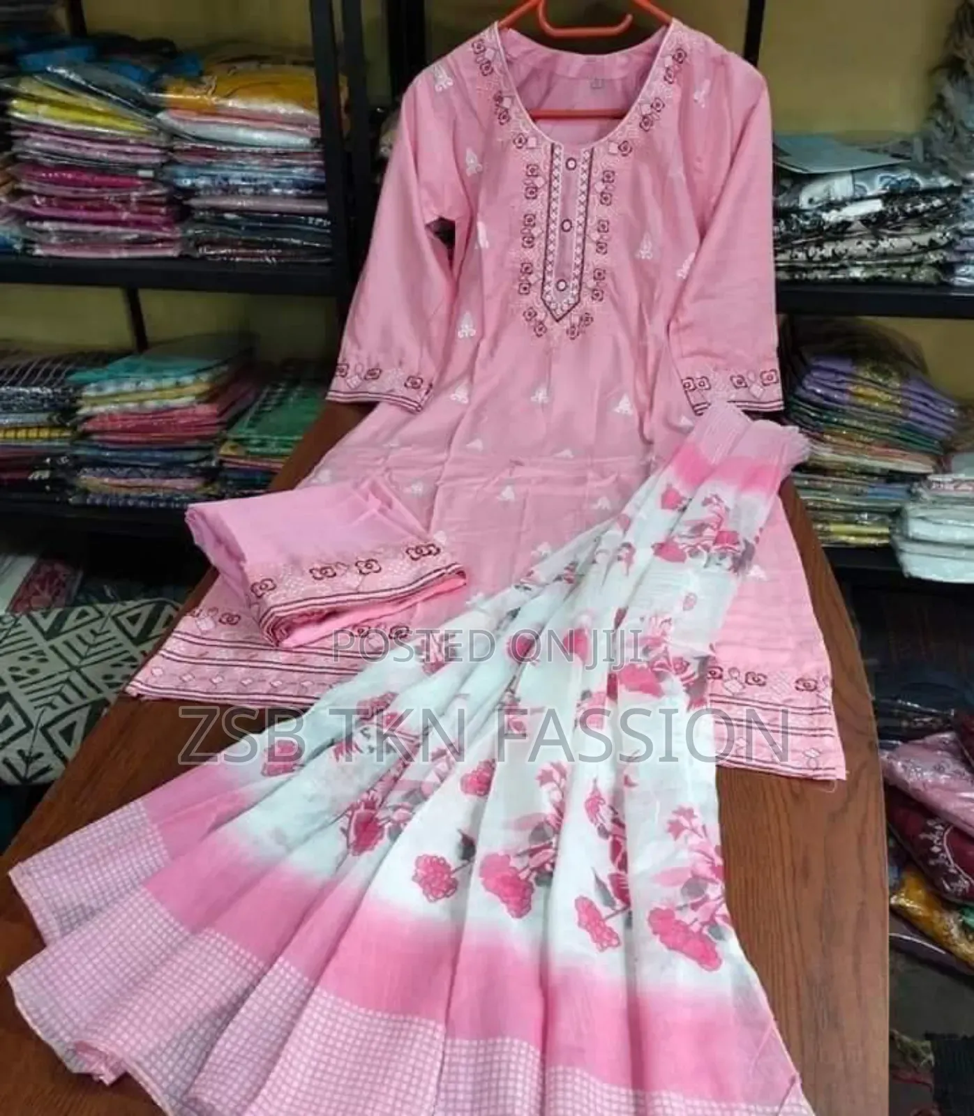 নিউ ইন্ডিয়ান ডিজাইনের থ্রি পিস New Collection for Girls
