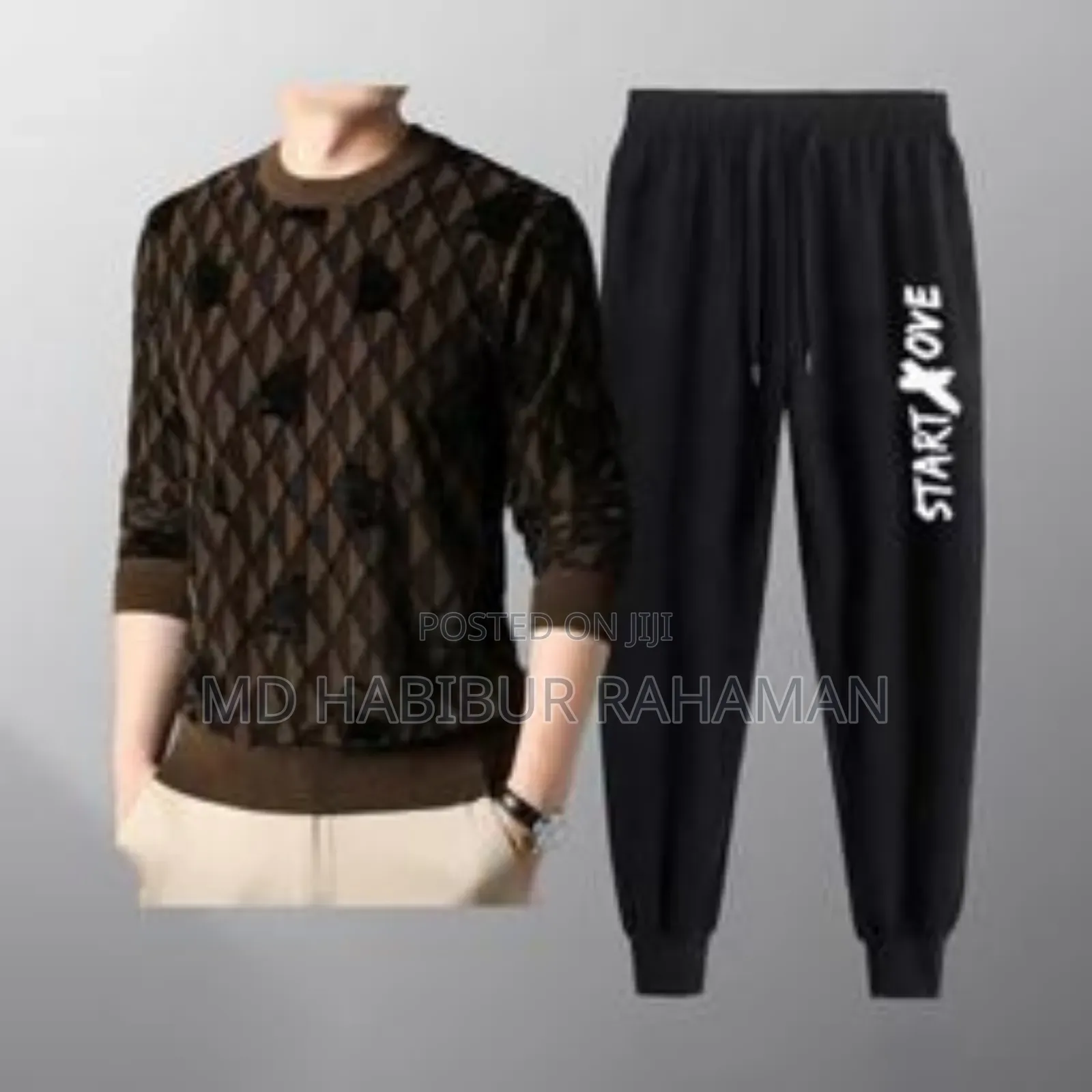 Sublimation Printed T-Shirt and Trouser Combo