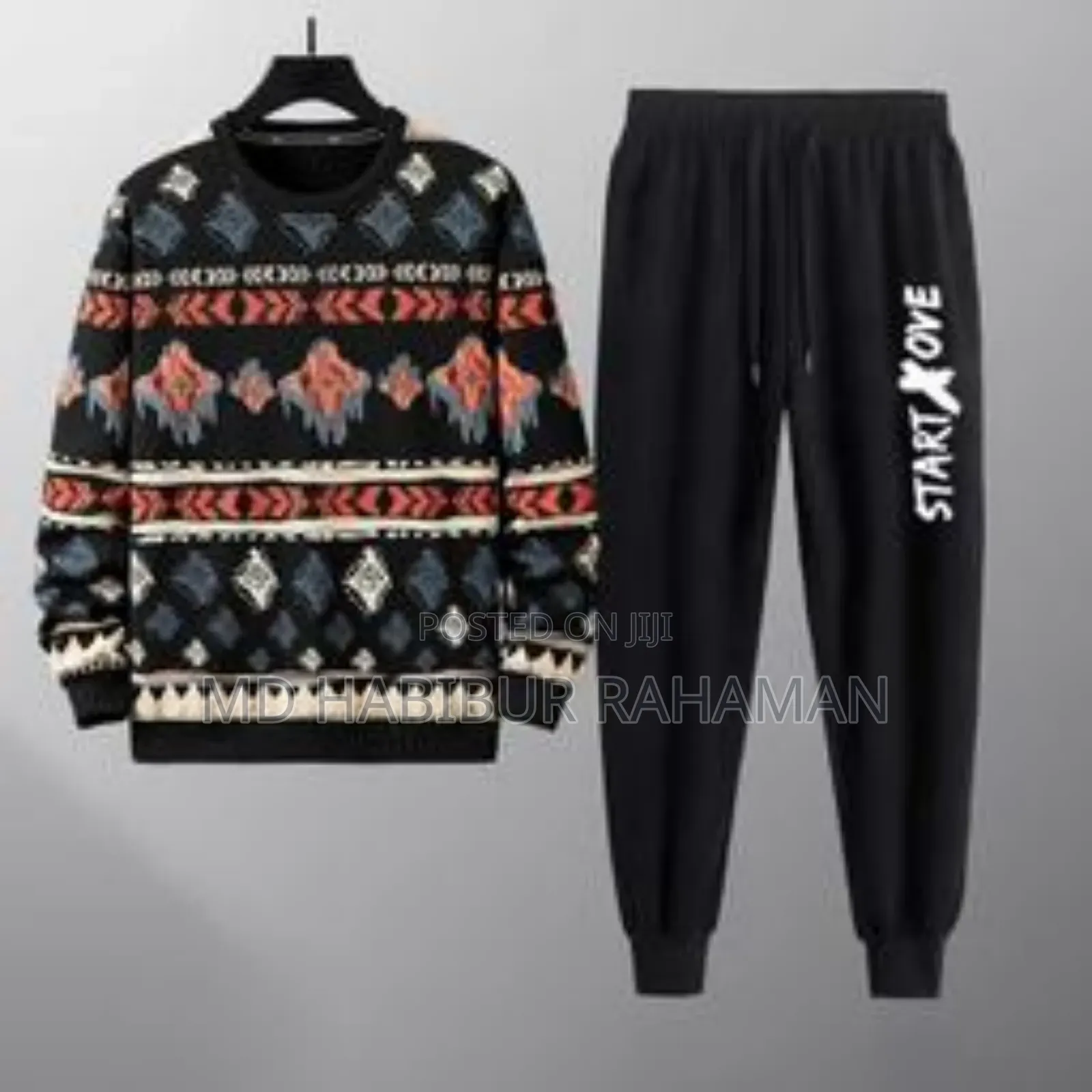 Sublimation Printed T-Shirt and Trouser Combo